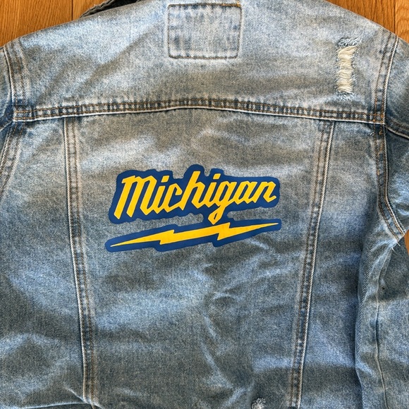 Demon jacket with Michigan graphic on back - Picture 4 of 4